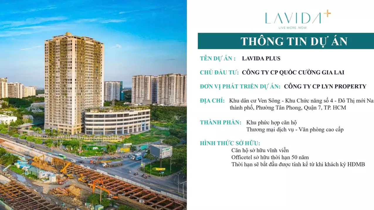 lavida plus apartment for sale in front of nguyen van linh street, district 7, next to metro station and phu my hung urban area