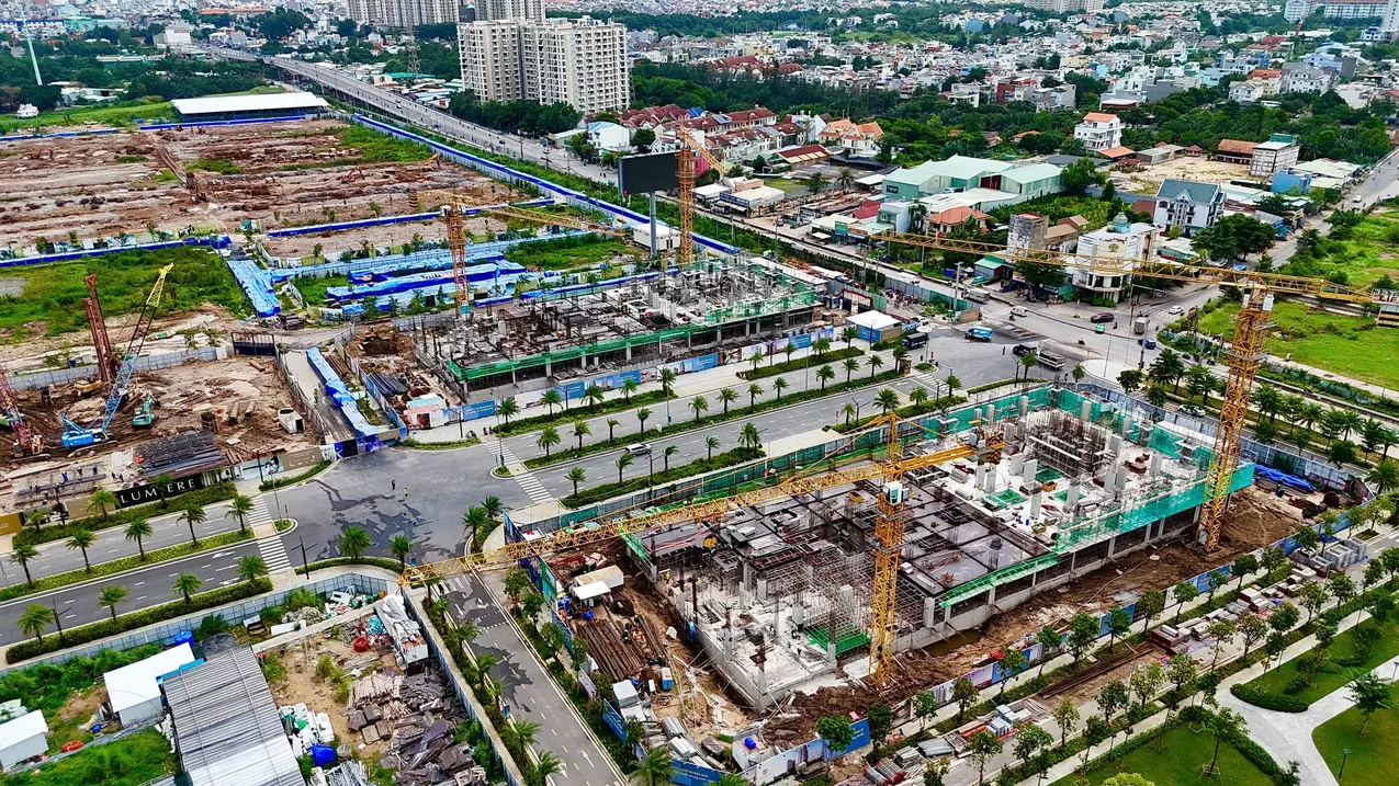 lumiere midtown progress update - sales department and some original price apartments from investor masterise