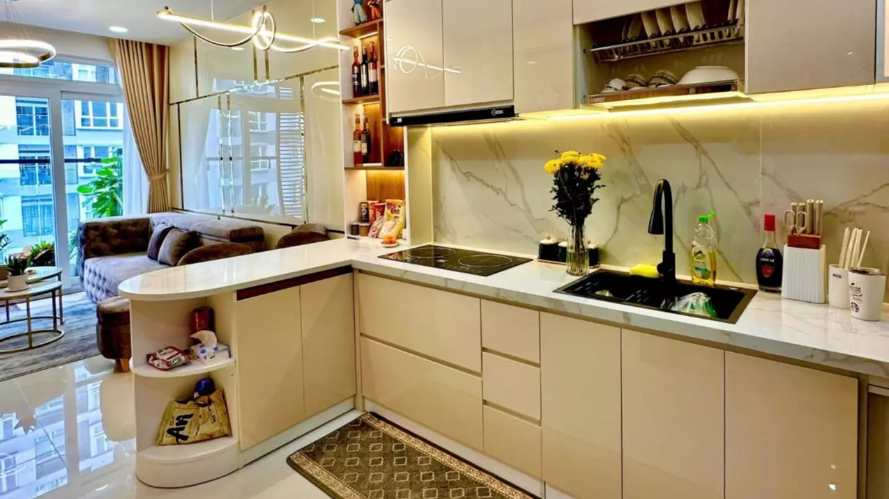 the western capital apartment - district 6: 50m², 2 brs, south facing, price only 2.2 billion!