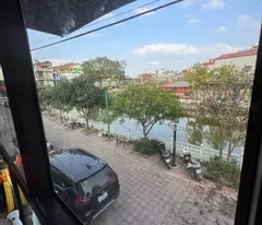 (0372311369 no. 1 long bien brokerage) house for sale lake view - avoid cars - top business - near vinhomes