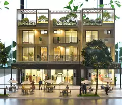 1 billion 500 to own a 4-floor shophouse right front of luong hoa binh chanh street. unsurprisingly