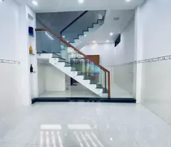 +1 front house for sale - near phu huu round - 64m2 - 4 floors 3 bedroom - business - completed
