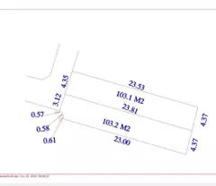 103m full residential for sale in quang minh tt, approximately 3 billion, car, owner price