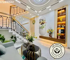 🌹2-story house for sale right le van tho, car alley, ward 16 go vap, 3 billion