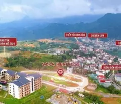 20 shophouses in the center of sapa town