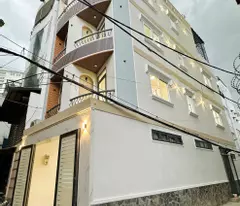 3 frontages right on the corner of nguyen van troi - nguyen dinh chinh, nhuan ward - 12.9 billion, beautiful house to move in immediately