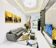 3.3 billion - sale 169 hoang mai - 20m to oto street - 35m2 x 4 floors - free full furniture