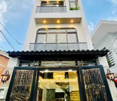 3.5❌10m, 3-floor house for sale, hxh, le duc tho, ward 6 go vap, 5 billion over
