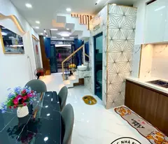4 br, 3 floors, phan huy ich house for sale, car alley, ward 12 go vap, additional 4 billion