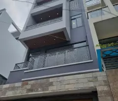 🕹️ 4-storey villa (7x20) hiep thanh city residential area, 12m nguyen thi bup street, district 12