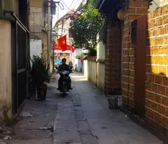 40m2 beautiful 4-story house kim hoang, van canh - 3 houses on the main business axle, avoid cars