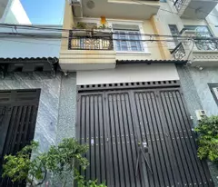 4.3x12m, 3-floor house for sale, 5m alley, nguyen thi bup, district 12, 4 billion