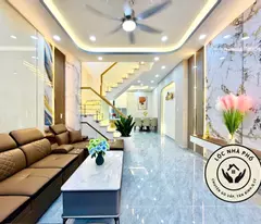 48m2☘️four-floor house for sale✨4m car alley, nguyen van khoc, ward 9 go vap, 6.x billion