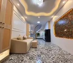 5 modern floors, viet hung townhouse, 1 parking oto house, bright, 4.8 billion