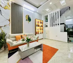 55m2, 4brs, 3-floor house for sale, right on le van tho, hxh, ward 9 go vap, additional 5 billion