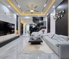 5t hoang quoc viet house for sale, area 45m2, near the street, beautiful house now, price 16 billion
