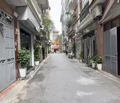 75m2 for sale, 3-storey house on alley 14, sai dong. avoid car roads, surrounded by countless amenities