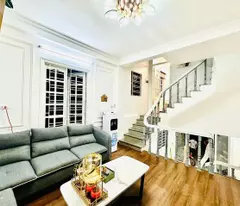 8.95 billion lane 41 dinh cong thuong, 6-storey house, corner lot, fully furnished, open on 2 sides, car in front of the house