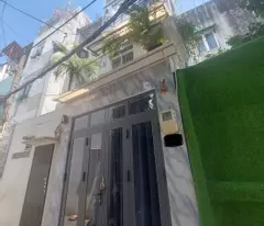 alley house for sale near phan dang luu, ward 7 - phu nhuan, 3 floors, 3m wide, slightly 4 billion