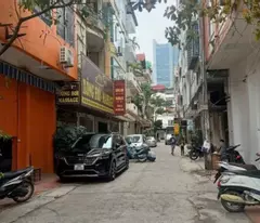 automobile house for sale thai ha, dong da - 94m² x 4t - mt 4.5m - business - price 24.5 billion