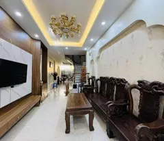 bang liet house for sale, area 38m2 x5t, clear alley, spacious, beautiful, price only 7.38 billion, red book