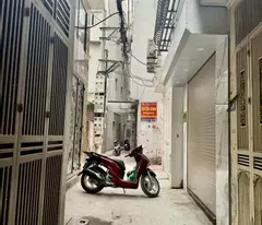 bang liet house for sale - hoang mai. beautiful house to live in, 3 floors in front of the house. area 38m - more than 6 billion