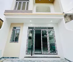 beautiful 2-storey new house for sale, completed, near lien hoa embankment, nha trang