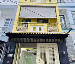 beautiful 3-storey house for sale, 40m² (4x10), 6m truck alley, near kinh duong vuong, just over 4 billion
