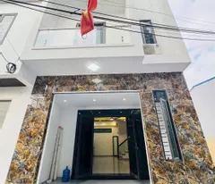 beautiful 3-story house for sale in the central location of van cu, an duong, hai phong