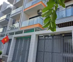 beautiful 4-floor house for sale - car alley, duong hong residential area - suitable for opening a company, office, selling