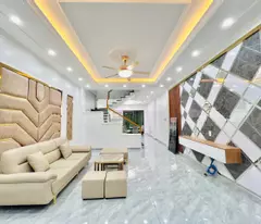 beautiful 4-storey house for sale in van cao, hai phong - large yard - independent house - good price for investment