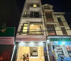 beautiful 5-storey house for sale - me tri ha street - private car - 2-car garage - top business location.