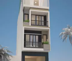 beautiful 5-storey house for sale with elevator - price 15 billion in nha trang city