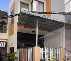 beautiful corner house for sale on nguyen thai hoc, near dam market, far from nha trang beach - 2 floors, 2 bedrooms, price 3