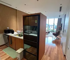 beautiful house for sale bo de at tran hung dao bridge - civil construction - garage - elevator - 86m 5 floors 16 billion (tl)