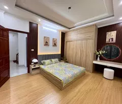 beautiful house for sale in bo de - oto - full nt - extremely shallow alley - next to lake 48m 5 floors 12 billion (tl)