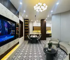 beautiful house for sale in hoa lam - full area - nong alley - close to car - utilities - 70m 5 floors, about 12 billion (tl)