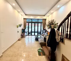 beautiful house for sale in hong tien - close to pho - clear alley - civil construction - full house - car - 2 open spaces 55m 5 floors 13.x billion (tl)