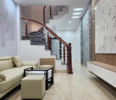 beautiful house for sale in kim giang 36m * 4 floors, car parking more than 10m from the house, house has convenient parking