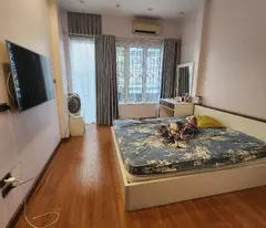beautiful house for sale in ngoc lam - builder - corner lot - auto 45m 5 floors full nt with elevator waiting area slightly 8 billion (tl)