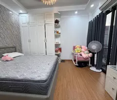 beautiful house for sale in ngoc lam - corner lot - fully furnished - oto - elevator box 45m 5 floors - about 8 billion (tl)