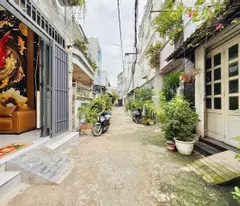 beautiful house for sale in phan huy ich - alley with 4m car access, ward 12 go vap, 40m², 3 floors, 3 bedrooms - only