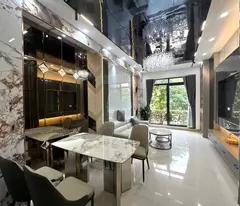 beautiful house for sale in phuc dong - garage - elevator - bypass car - 2 alleys 50m 8 floors slightly 17 billion (tl)
