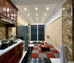 beautiful house for sale in quan nhan, car, corner lot, 2 thoughts, 24m2, 4 floors, more than 5 billion