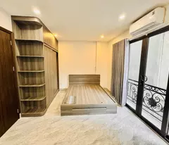 beautiful house for sale in thuong thanh long bien, brand new, oto, wide lane, full furnished 54m for about 7 billion