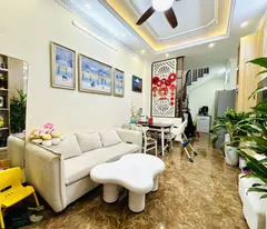 beautiful house for sale near aeon mall long bien, near cars, good furniture, nice windows, full furniture free