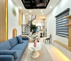 beautiful house for sale near gia dinh cv, right at the airport, ward 4, phu nhuan, 47m2, 3 floors of reinforced concrete, just over 6 billion