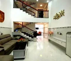 beautiful house for sale, nguyen binh khiem alley, go vap, 54m2x3 floors, 6.45 billion, prosperous future