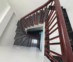beautiful house for sale on duong van be street - car parking - no planning - air view before and after
