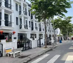 beautiful house for sale with 1 ground floor and 2 floors, separate pink book, right in the center of tan phuoc khanh ward, tan uyen